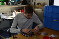 Dominik at work